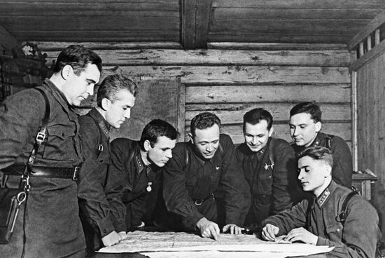 Regiment commanding officers of the 8th Panfilov Rifle Division