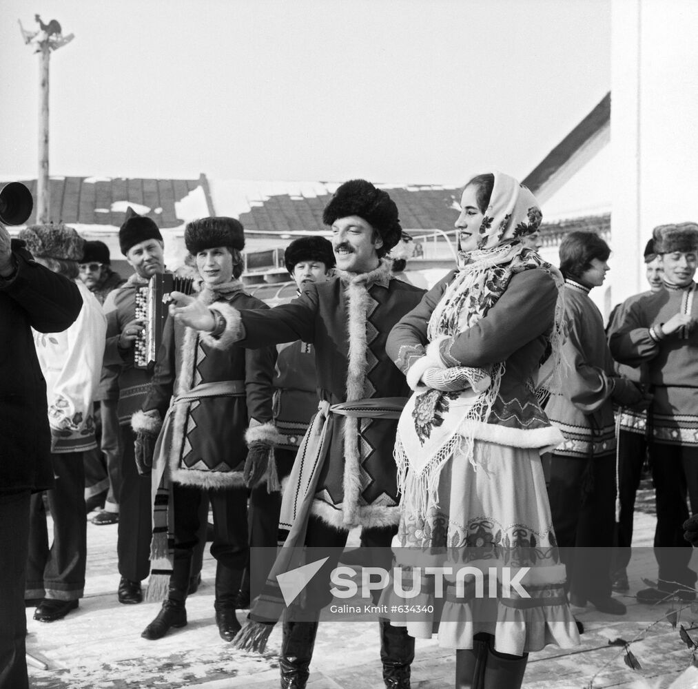 Russian Winter Festival in Suzdal