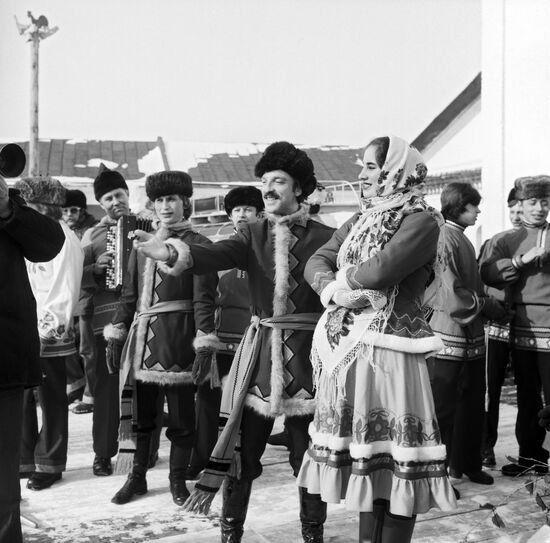 Russian Winter Festival in Suzdal