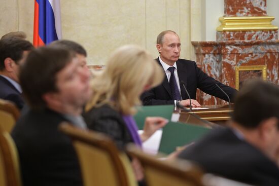Russian Government in session, April 22