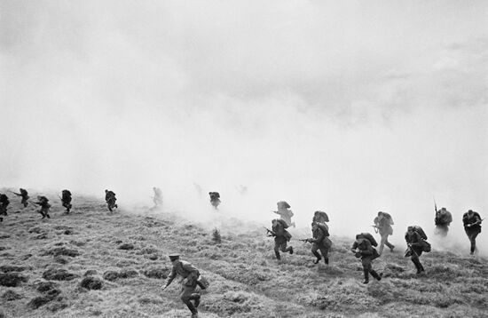 70th Rifle Division on combat drills