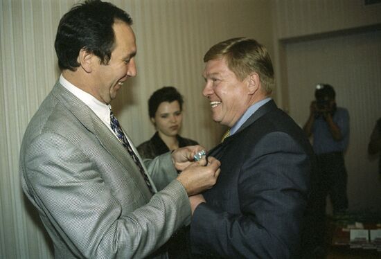 Shamil Tarpischev and Sergey Sisoyev