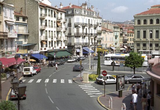 One of the streets of Cannes