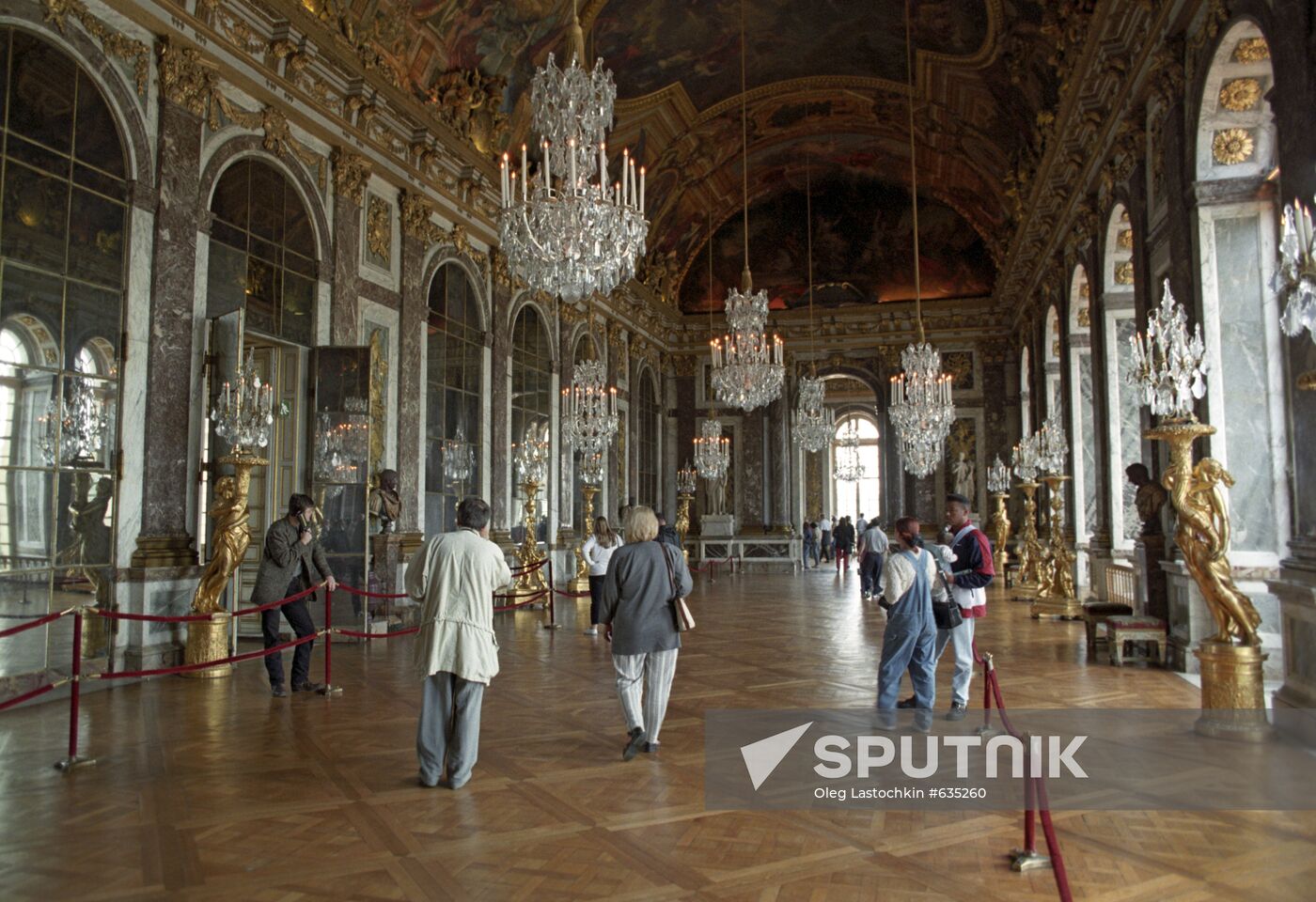 In the halls of Versailles