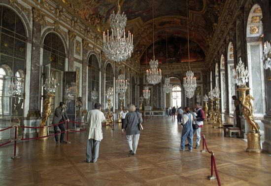 In the halls of Versailles