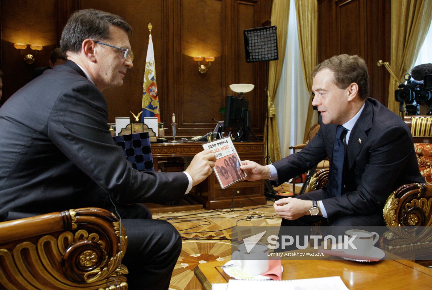 Dmitry Medvedev gives interview to Norway's Aftenposten