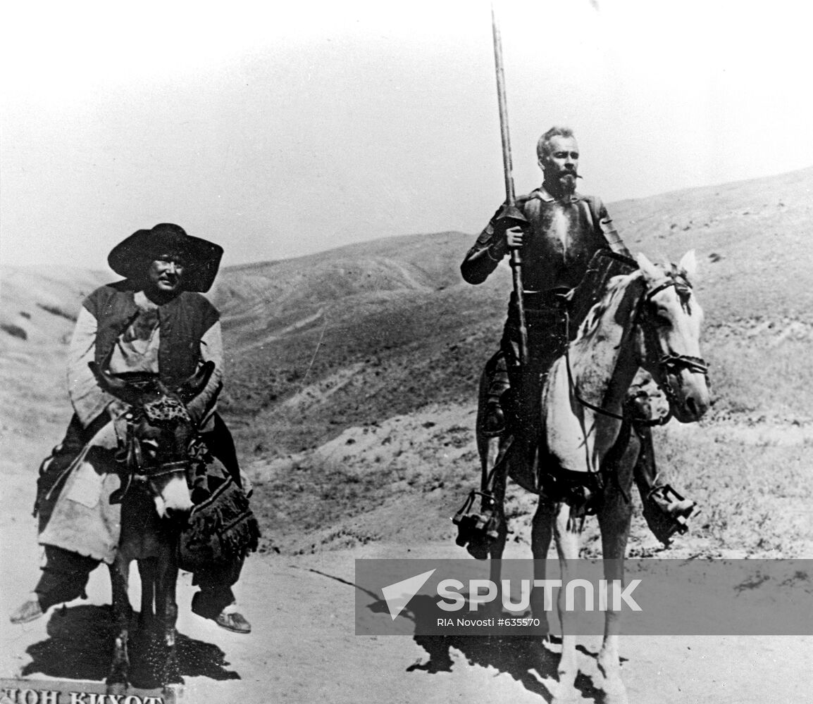 Shot from film "Don Quixote"