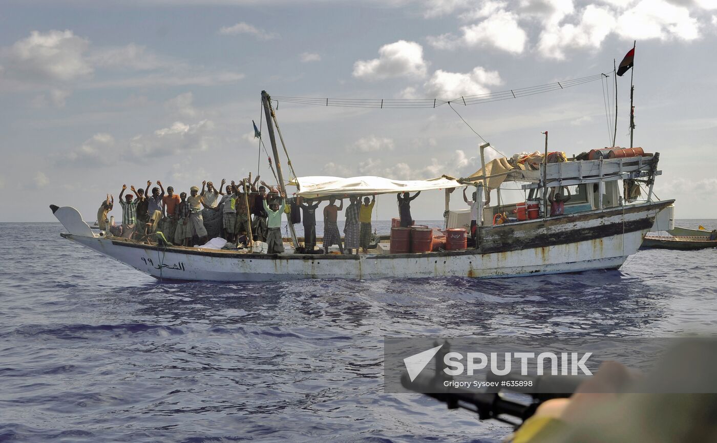 Vessel suspected of piracy spotted in Gulf of Aden