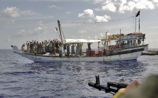 Vessel suspected of piracy spotted in Gulf of Aden