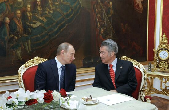 Russian fans at European Judo Championship in Vienna
