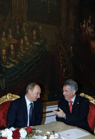 Russian fans at European Judo Championship in Vienna