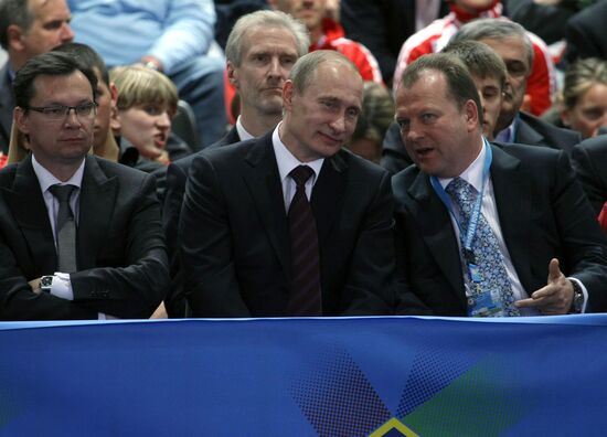 Russian fans at European Judo Championship in Vienna