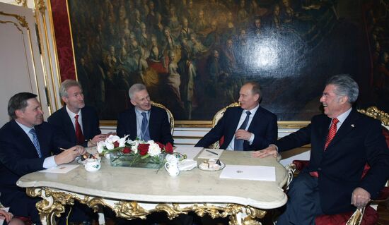 Russian fans at European Judo Championship in Vienna