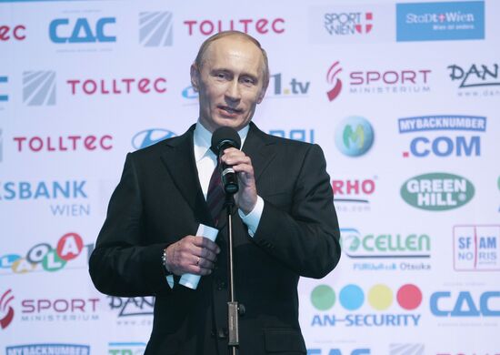 Russian fans at European Judo Championship in Vienna