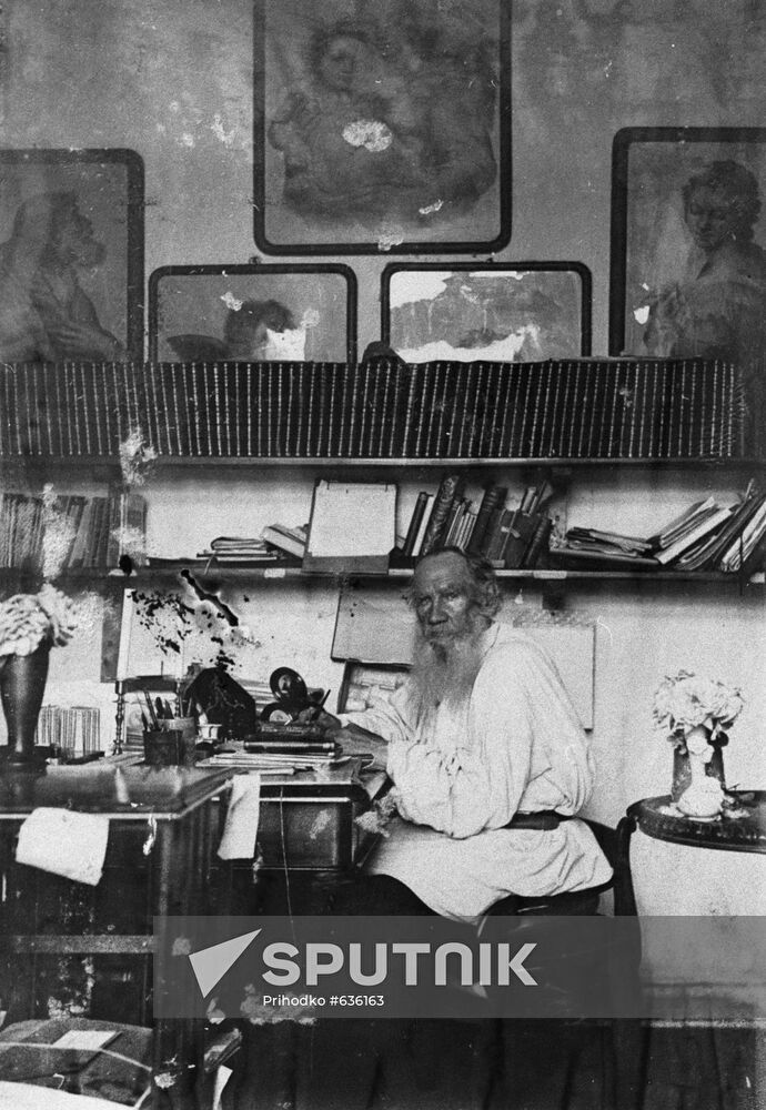 Russian writer Leo Tolstoy