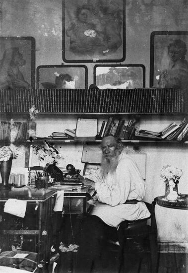 Russian writer Leo Tolstoy