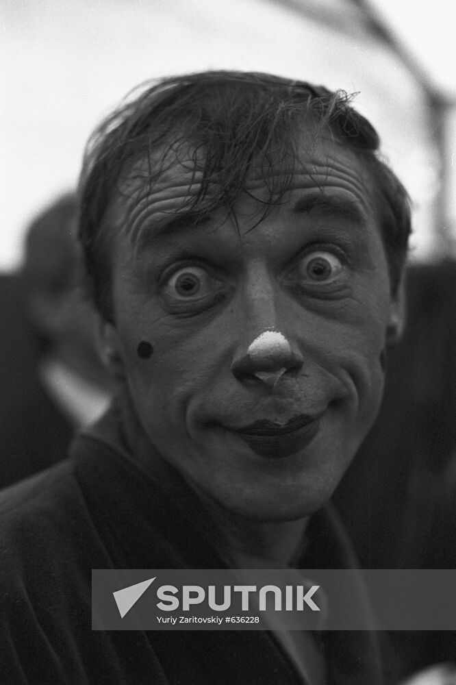Clown, comic artist Vyacheslav Durdinov