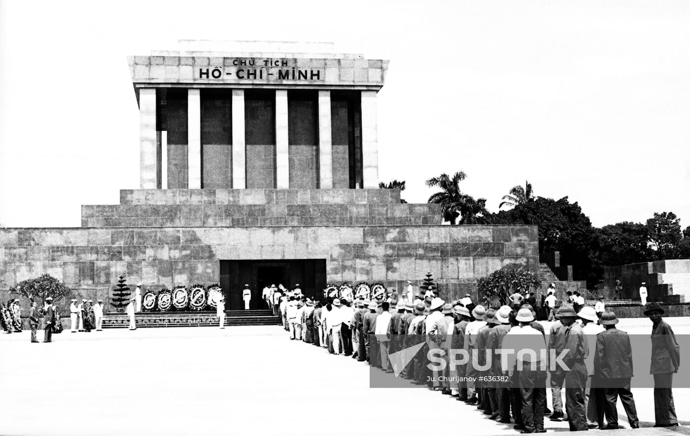 Ho Chi Ming Mausoleum in Hanoi
