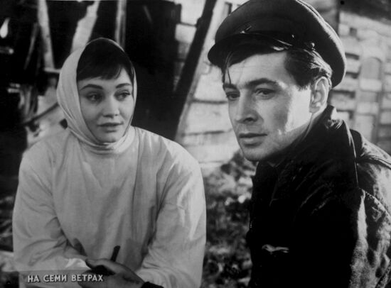 Scene from movie "Na semi vetrakh"