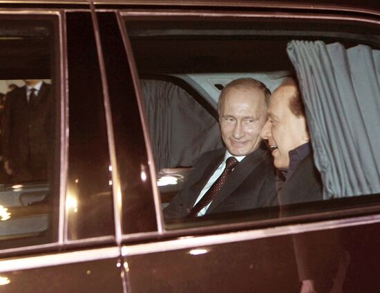 Prime Minister Vladimir Putin visits Italy