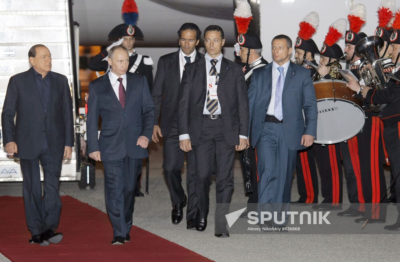 Prime Minister Vladimir Putin visits Italy