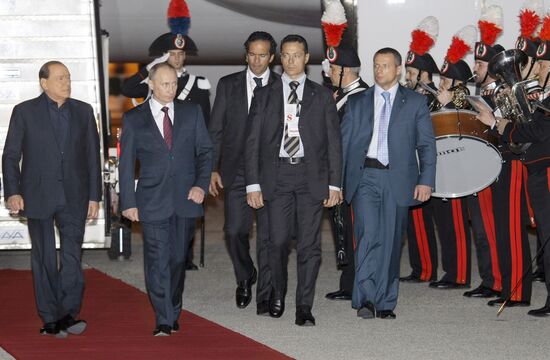 Prime Minister Vladimir Putin visits Italy