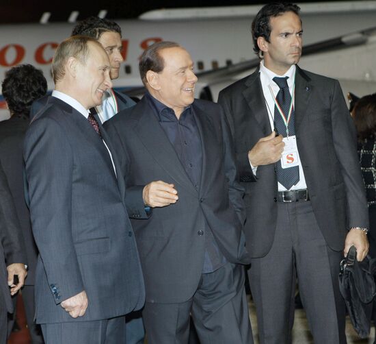 Prime Minister Vladimir Putin visits Italy