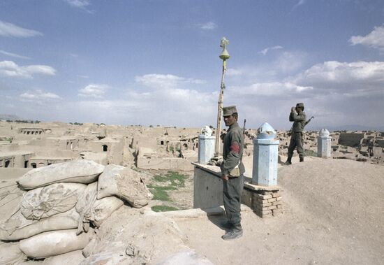 Military post in Kandahar