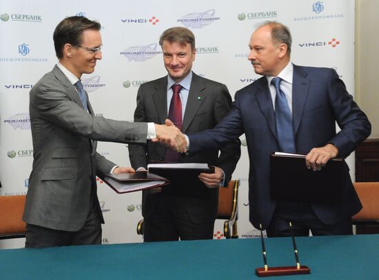 Agreement on construction of limited-access highway signed