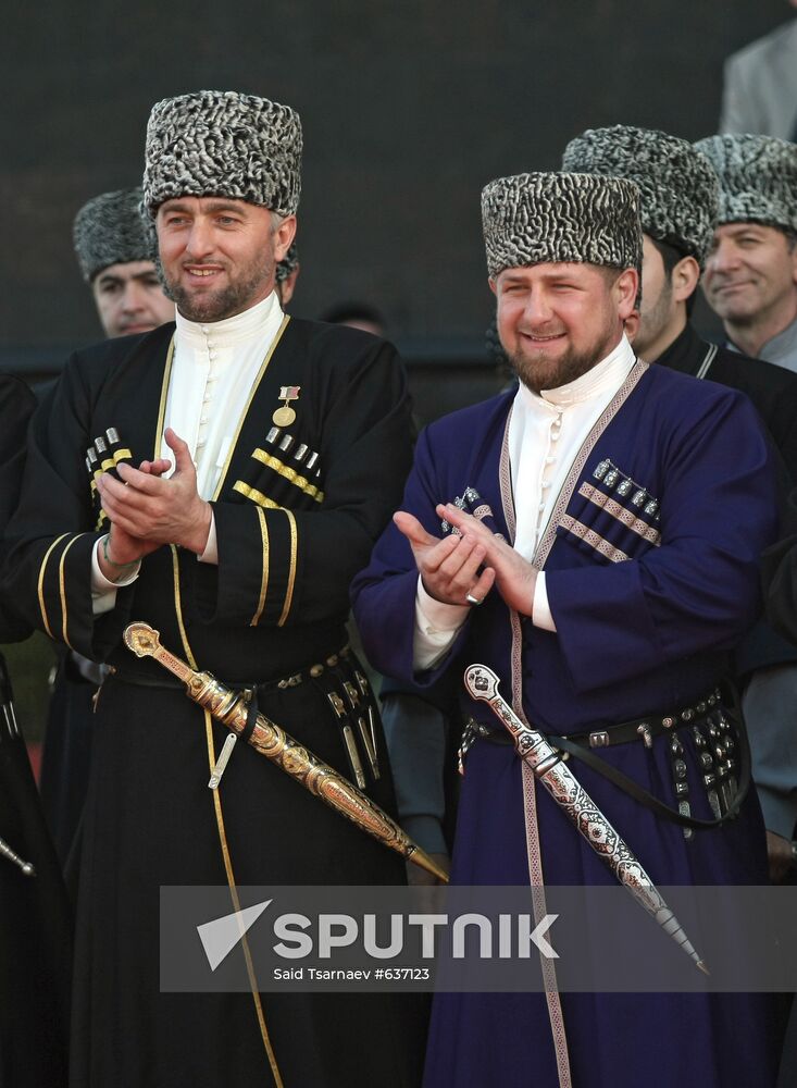 Adam Delimkhanov and Ramzan Kadyrov