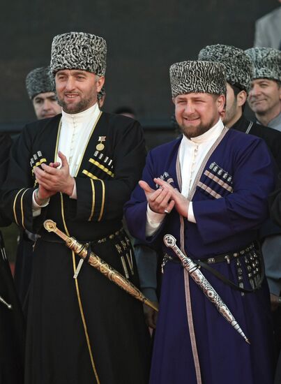 Adam Delimkhanov and Ramzan Kadyrov