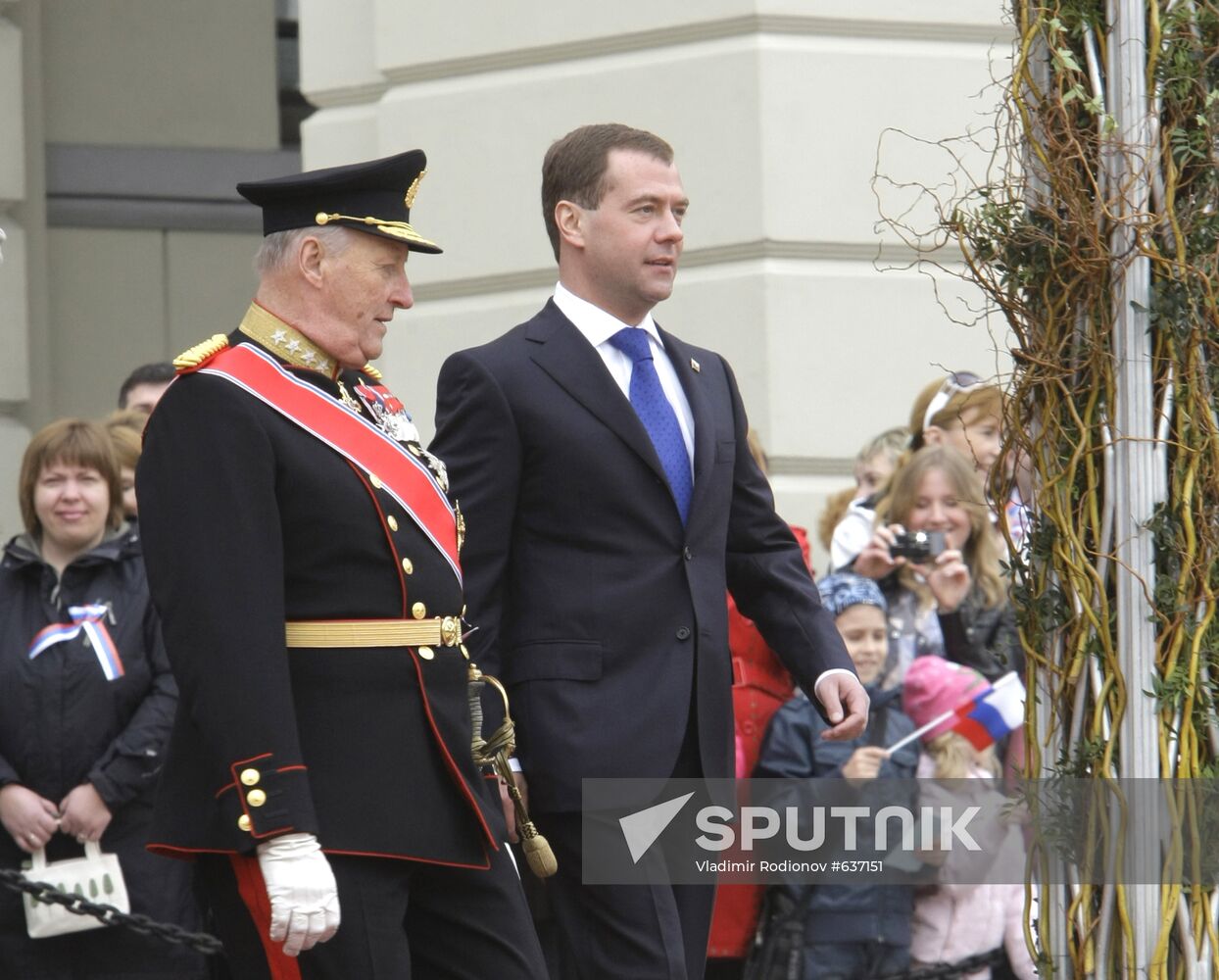 President Dmitry Medvedev visits Norway