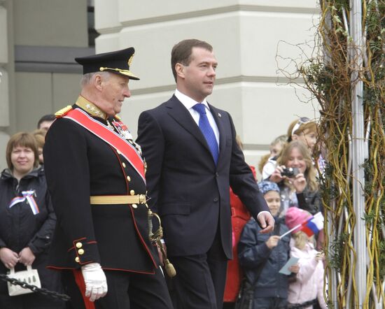 President Dmitry Medvedev visits Norway