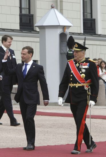 President Dmitry Medvedev visits Norway