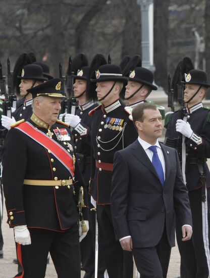 President Dmitry Medvedev visits Norway