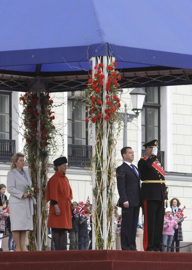 President Dmitry Medvedev visits Norway
