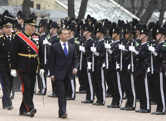 President Dmitry Medvedev visits Norway
