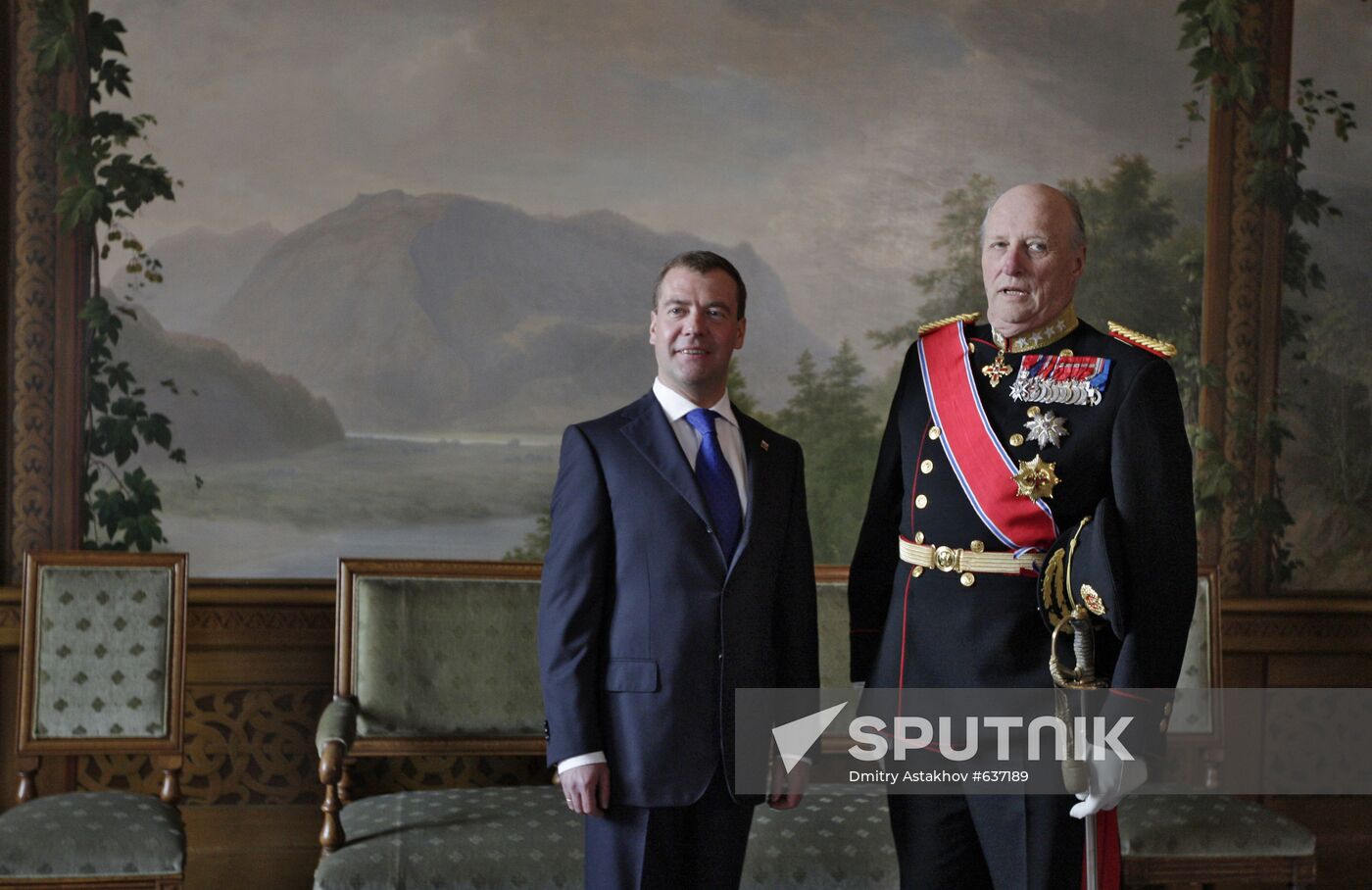 President Dmitry Medvedev visits Norway