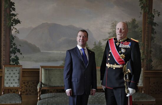 President Dmitry Medvedev visits Norway