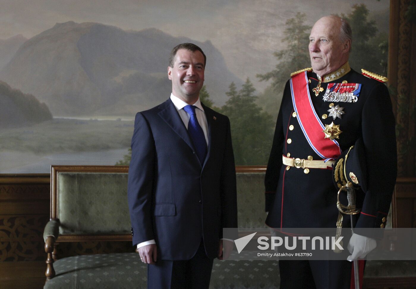 President Dmitry Medvedev visits Norway