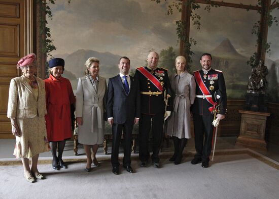 President Dmitry Medvedev visits Norway