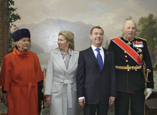President Dmitry Medvedev visits Norway