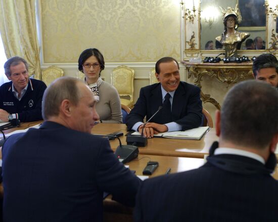 Prime Minister Vladimir Putin visits Italy