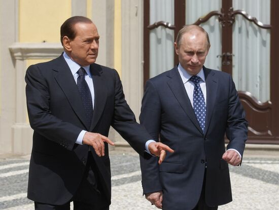 Prime Minister Vladimir Putin visits Italy