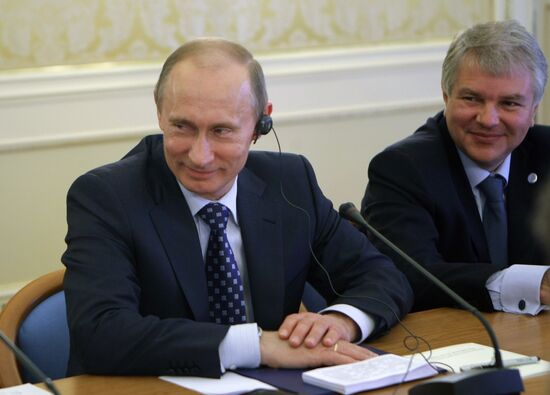Prime Minister Vladimir Putin visits Italy