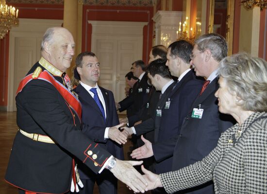 President Dmitry Medvedev visits Norway