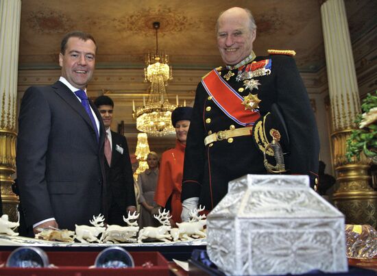 President Dmitry Medvedev visits Norway
