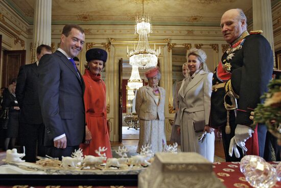 President Dmitry Medvedev visits Norway
