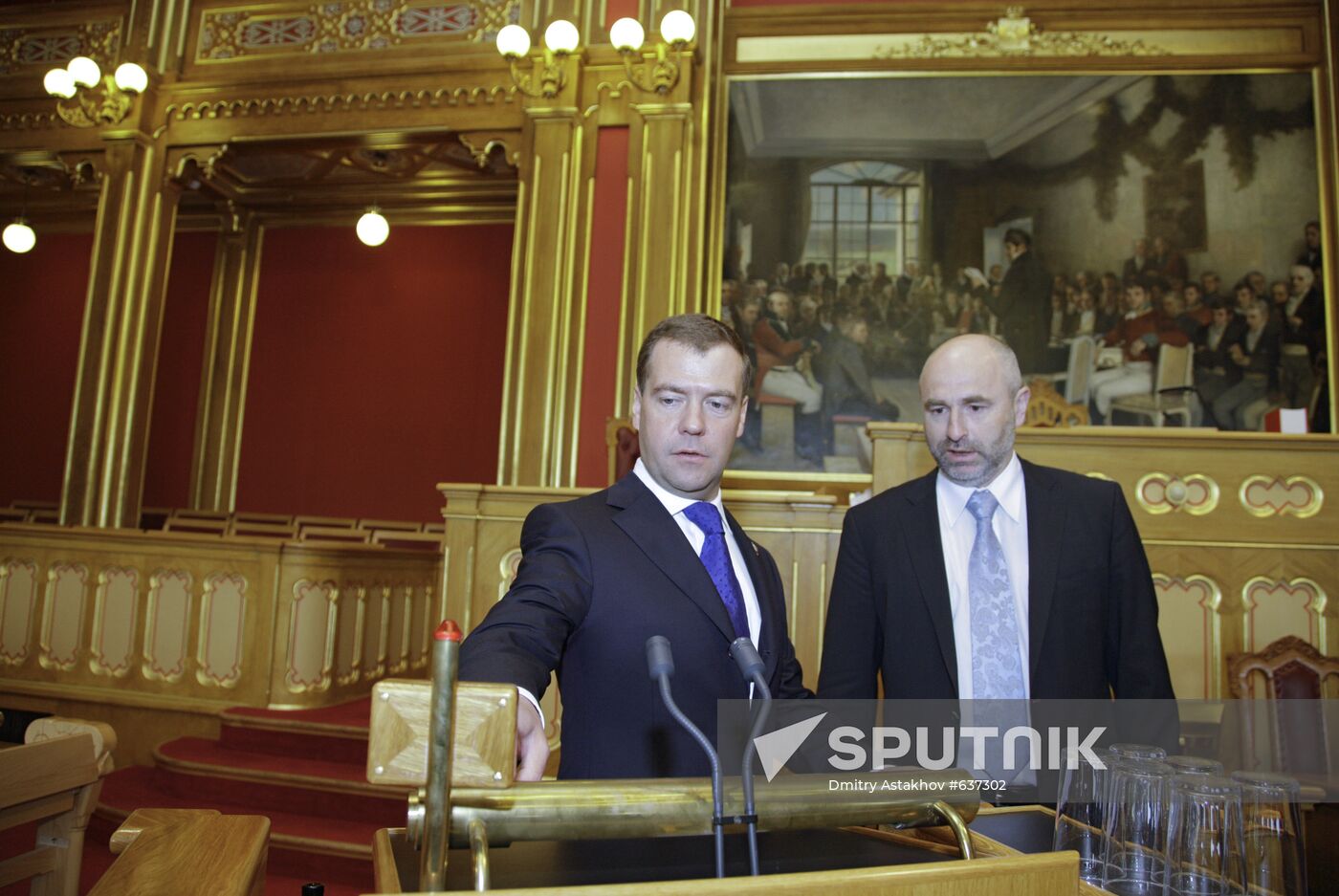 President Dmitry Medvedev visits Norway