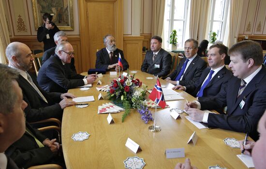 President Dmitry Medvedev visits Norway